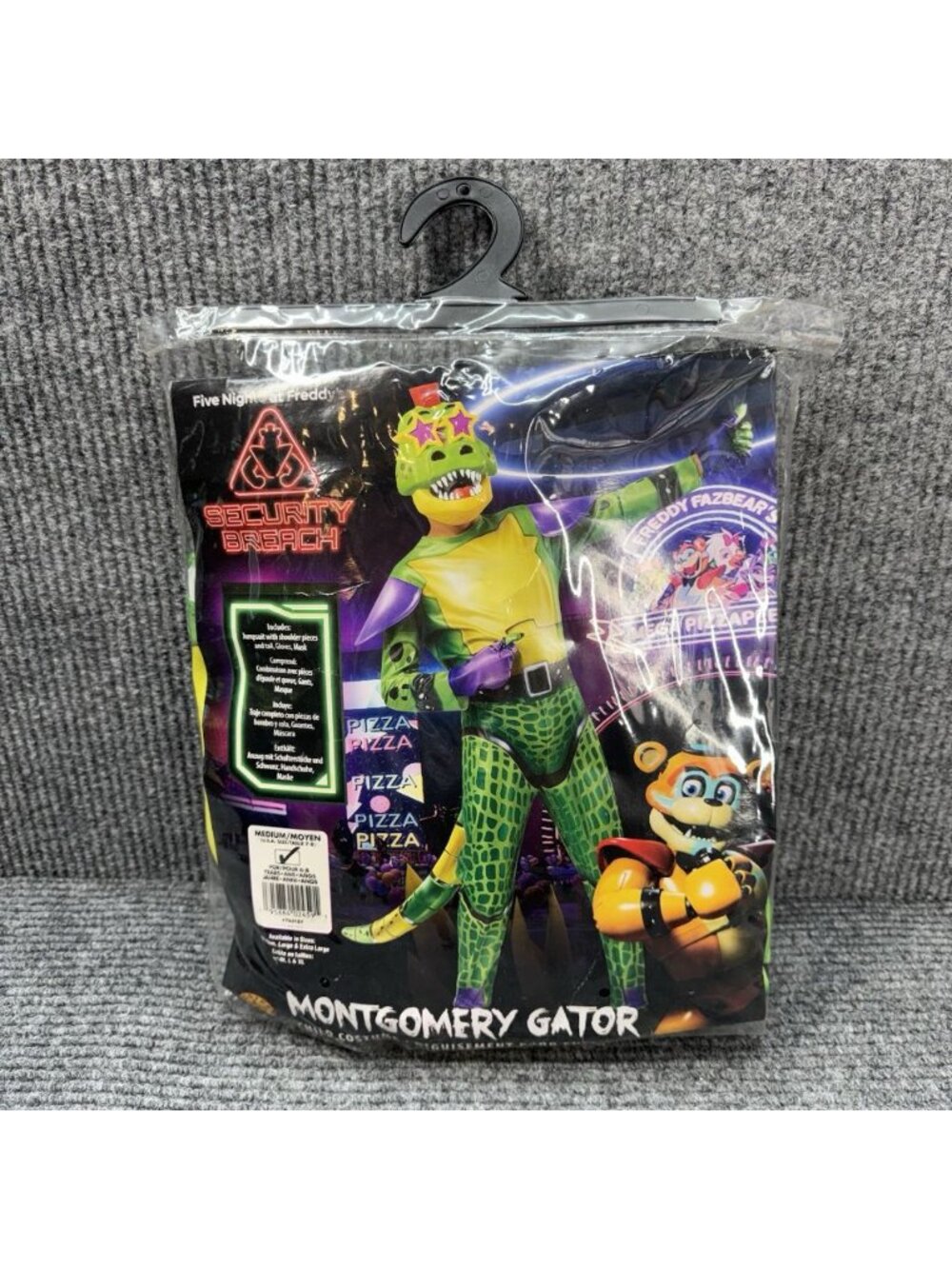 Five Nights at Freddy's Montgomery Gator Child's Boys Costume Medium 7-8 Rubie's
